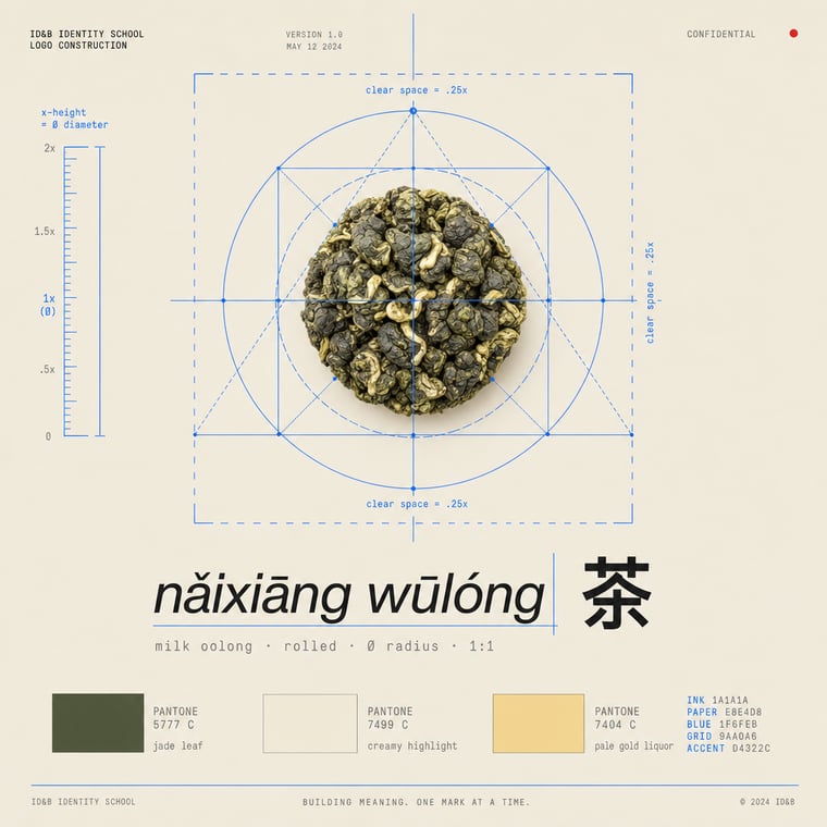 The design — Nǎi Xiāng Oolong
