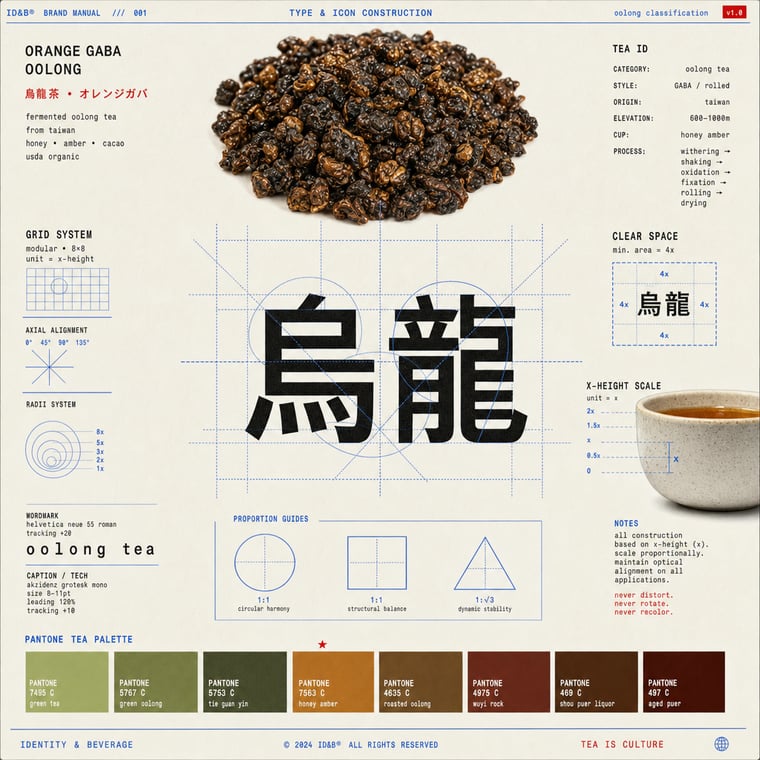 The design — Amber GABA Oolong