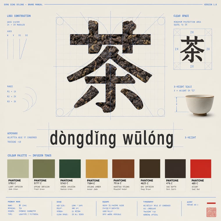 The design — Dòng Dǐng Oolong