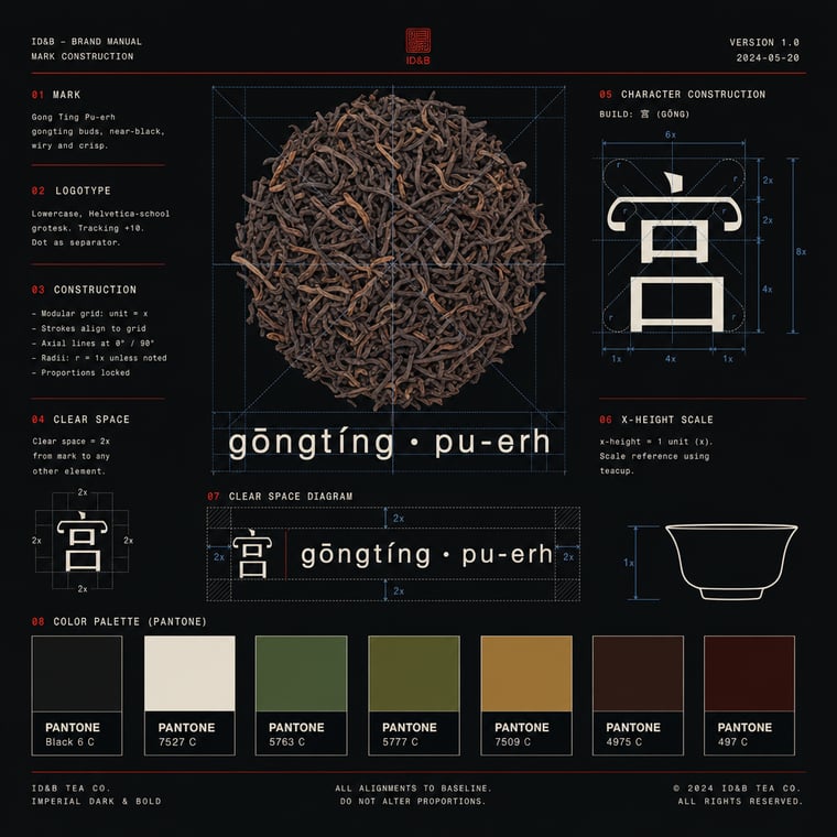 The design — Gong Ting Pu-erh