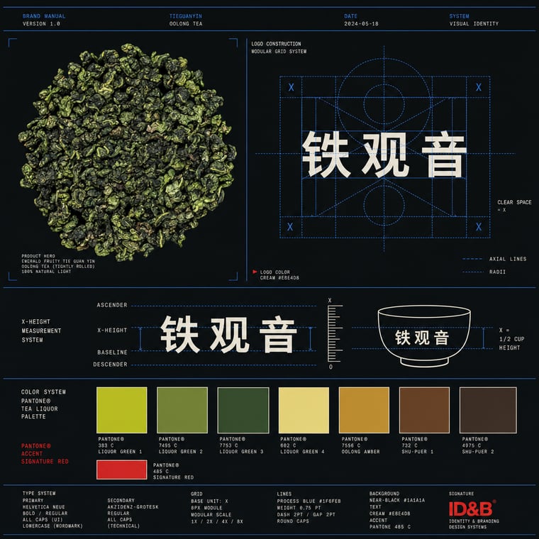The design — Fruity Tie Guan Yin