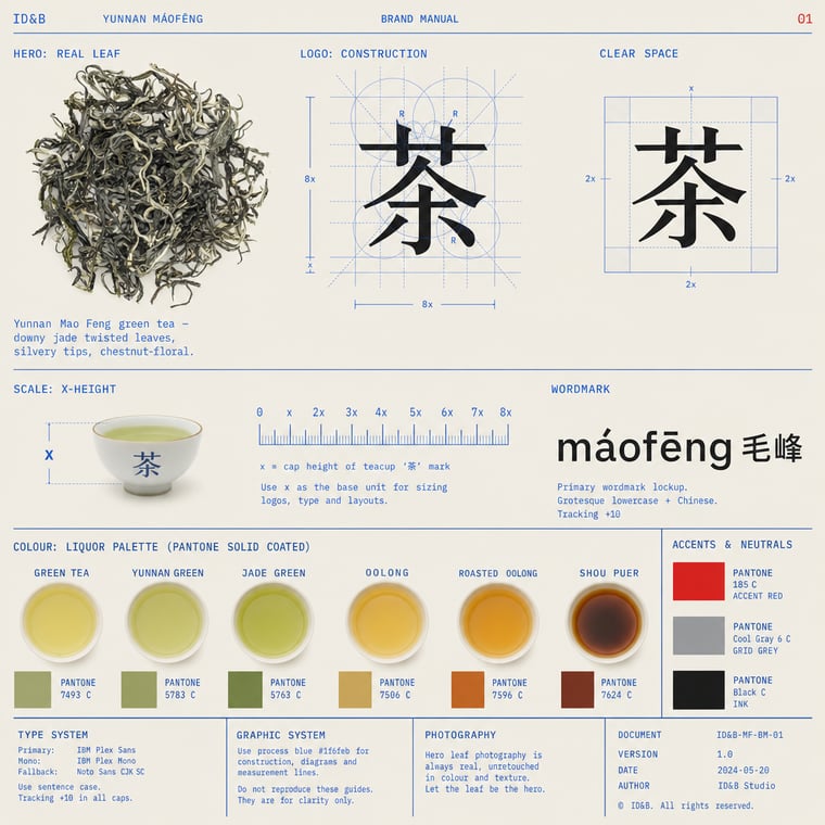 The design — Yunnan Mao Feng Green Tea